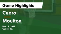 Cuero  vs Moulton  Game Highlights - Dec. 9, 2017