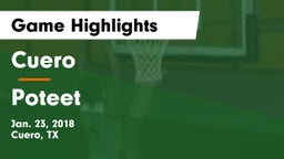 Cuero  vs Poteet  Game Highlights - Jan. 23, 2018