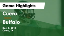Cuero  vs Buffalo  Game Highlights - Dec. 8, 2018