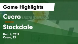 Cuero  vs Stockdale  Game Highlights - Dec. 6, 2019