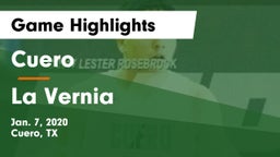 Cuero  vs La Vernia  Game Highlights - Jan. 7, 2020