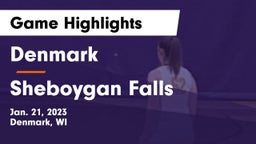 Denmark  vs Sheboygan Falls  Game Highlights - Jan. 21, 2023