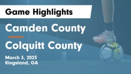 Camden County  vs Colquitt County Game Highlights - March 3, 2023