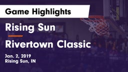 Rising Sun  vs Rivertown Classic Game Highlights - Jan. 2, 2019