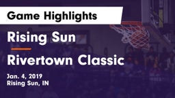 Rising Sun  vs Rivertown Classic Game Highlights - Jan. 4, 2019