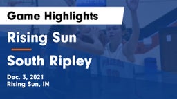 Rising Sun  vs South Ripley Game Highlights - Dec. 3, 2021