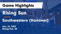 Rising Sun  vs Southwestern  (Hanover) Game Highlights - Jan. 22, 2022