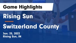 Rising Sun  vs Switzerland County  Game Highlights - Jan. 25, 2022