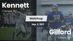 Matchup: Kennett  vs. Gilford  2017