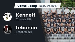 Recap: Kennett  vs. Lebanon  2017