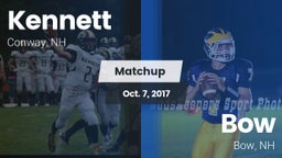 Matchup: Kennett  vs. Bow  2017