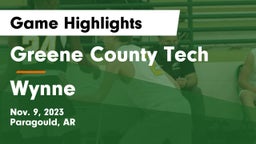 Greene County Tech  vs Wynne  Game Highlights - Nov. 9, 2023