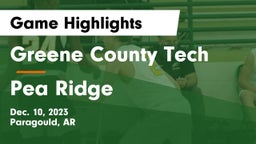 Greene County Tech  vs Pea Ridge  Game Highlights - Dec. 10, 2023