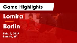 Lomira  vs Berlin  Game Highlights - Feb. 5, 2019