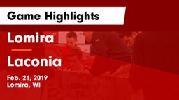 Lomira  vs Laconia  Game Highlights - Feb. 21, 2019