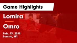 Lomira  vs Omro  Game Highlights - Feb. 23, 2019