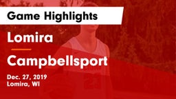 Lomira  vs Campbellsport  Game Highlights - Dec. 27, 2019