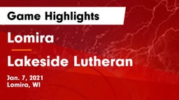 Lomira  vs Lakeside Lutheran  Game Highlights - Jan. 7, 2021