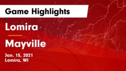 Lomira  vs Mayville  Game Highlights - Jan. 15, 2021