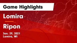 Lomira  vs Ripon  Game Highlights - Jan. 29, 2021