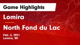 Lomira  vs North Fond du Lac  Game Highlights - Feb. 6, 2021