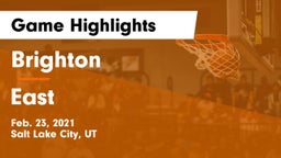 Brighton  vs East  Game Highlights - Feb. 23, 2021