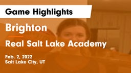 Brighton  vs Real Salt Lake Academy Game Highlights - Feb. 2, 2022