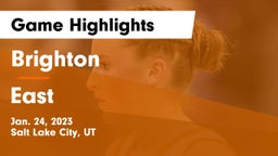 Brighton  vs East  Game Highlights - Jan. 24, 2023