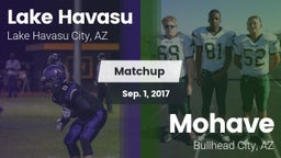 Matchup: Lake Havasu High vs. Mohave  2017