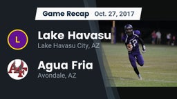 Recap: Lake Havasu  vs. Agua Fria  2017