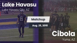 Matchup: Lake Havasu High vs. Cibola  2018
