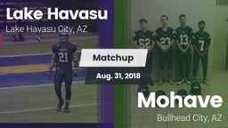 Matchup: Lake Havasu High vs. Mohave  2018