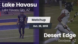 Matchup: Lake Havasu High vs. Desert Edge  2018