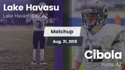 Matchup: Lake Havasu High vs. Cibola  2019