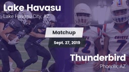 Matchup: Lake Havasu High vs. Thunderbird  2019