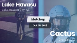 Matchup: Lake Havasu High vs. Cactus  2019