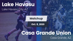 Matchup: Lake Havasu High vs. Casa Grande Union  2020