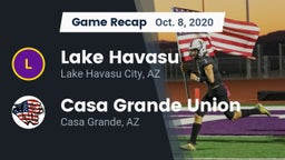 Recap: Lake Havasu  vs. Casa Grande Union  2020