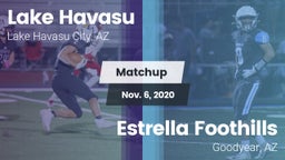 Matchup: Lake Havasu High vs. Estrella Foothills  2020