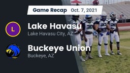 Recap: Lake Havasu  vs. Buckeye Union  2021