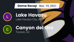 Recap: Lake Havasu  vs. Canyon del Oro  2021