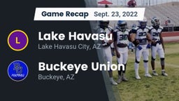 Recap: Lake Havasu  vs. Buckeye Union  2022