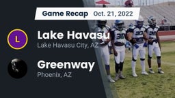 Recap: Lake Havasu  vs. Greenway  2022