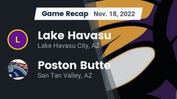 Recap: Lake Havasu  vs. Poston Butte  2022