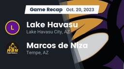 Recap: Lake Havasu  vs. Marcos de Niza  2023