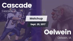 Matchup: Cascade  vs. Oelwein  2017