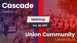 Matchup: Cascade  vs. Union Community  2017