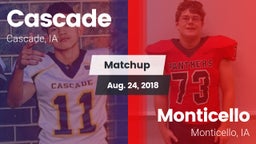 Matchup: Cascade  vs. Monticello  2018