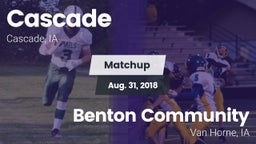 Matchup: Cascade  vs. Benton Community 2018