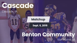 Matchup: Cascade  vs. Benton Community 2019